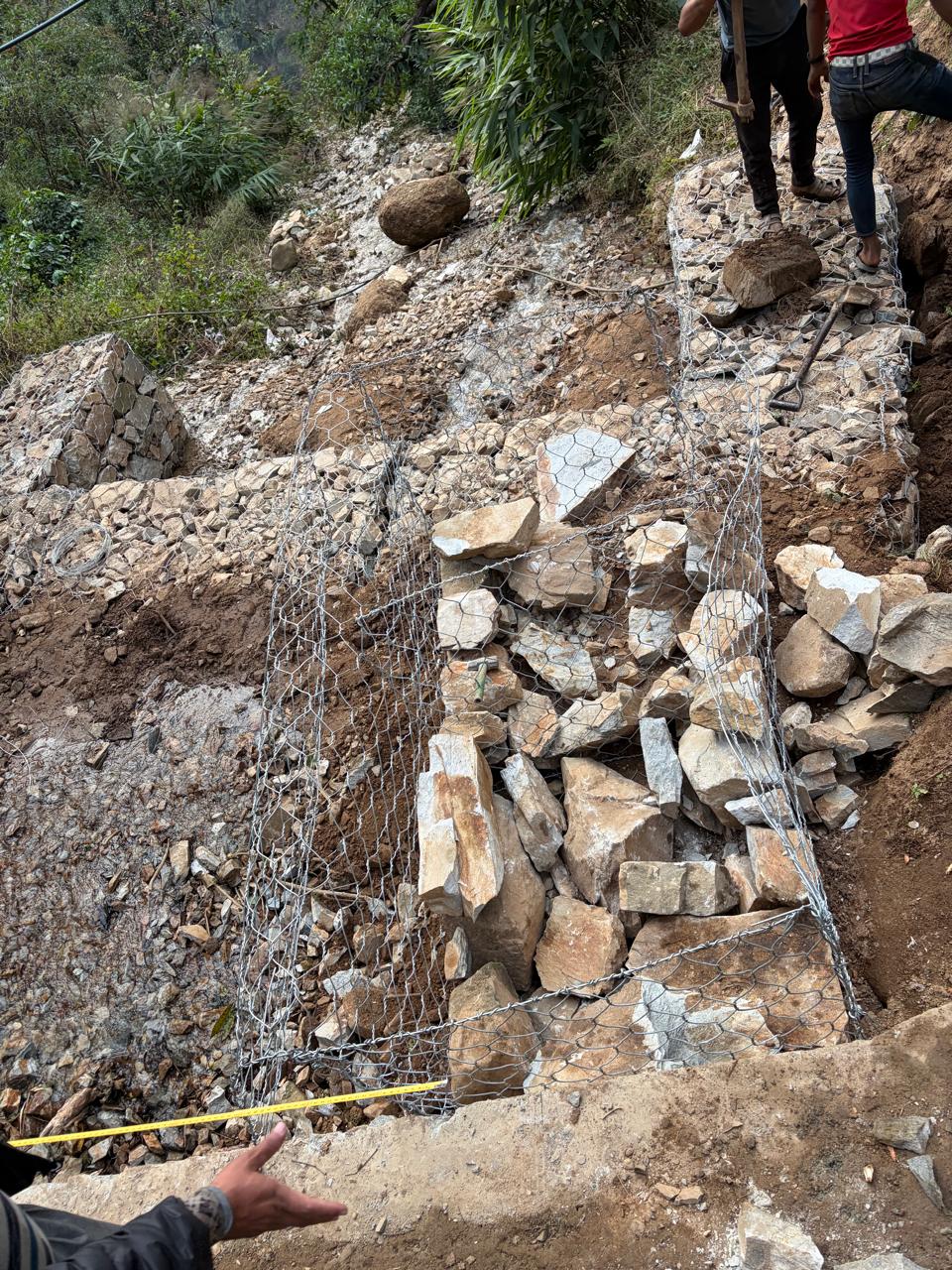 Slope protection and gabion works