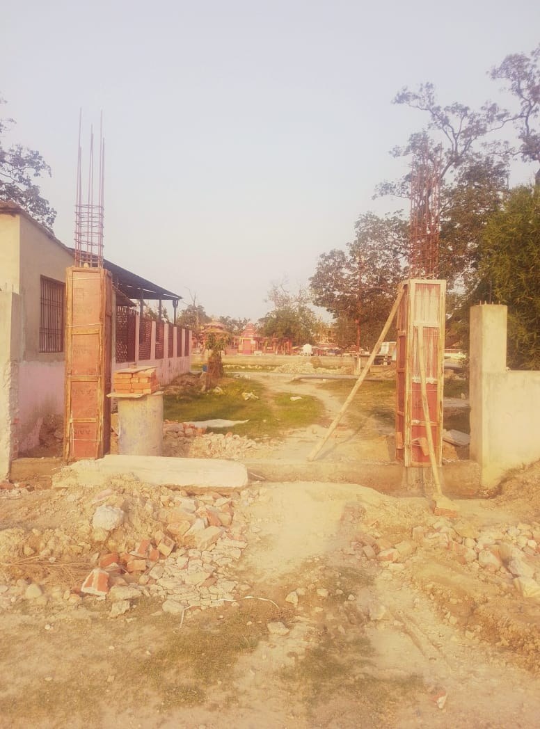 Tourism infrastructure project photo 2: Entrance and compound works under construction