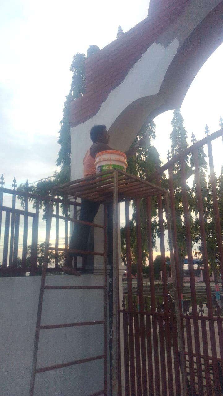 Tourism infrastructure project photo 3: Construction of the main temple gateway