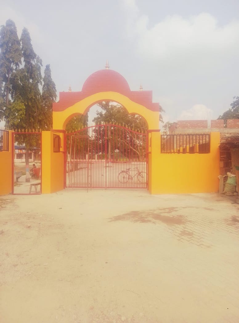 Tourism infrastructure project photo 4: Completed front view of the temple gate