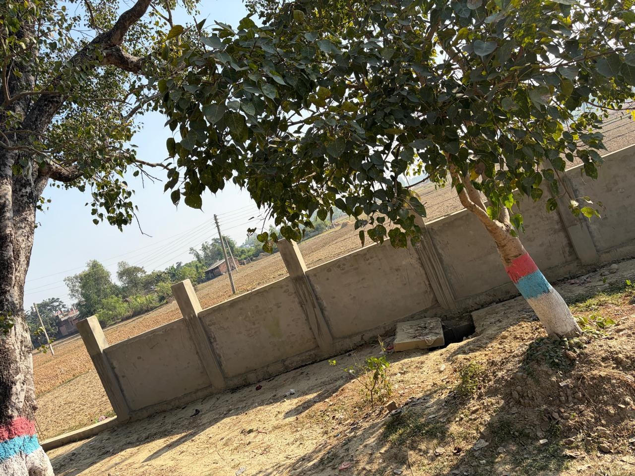 Tourism infrastructure project photo 10: Compound wall and site landscaping works