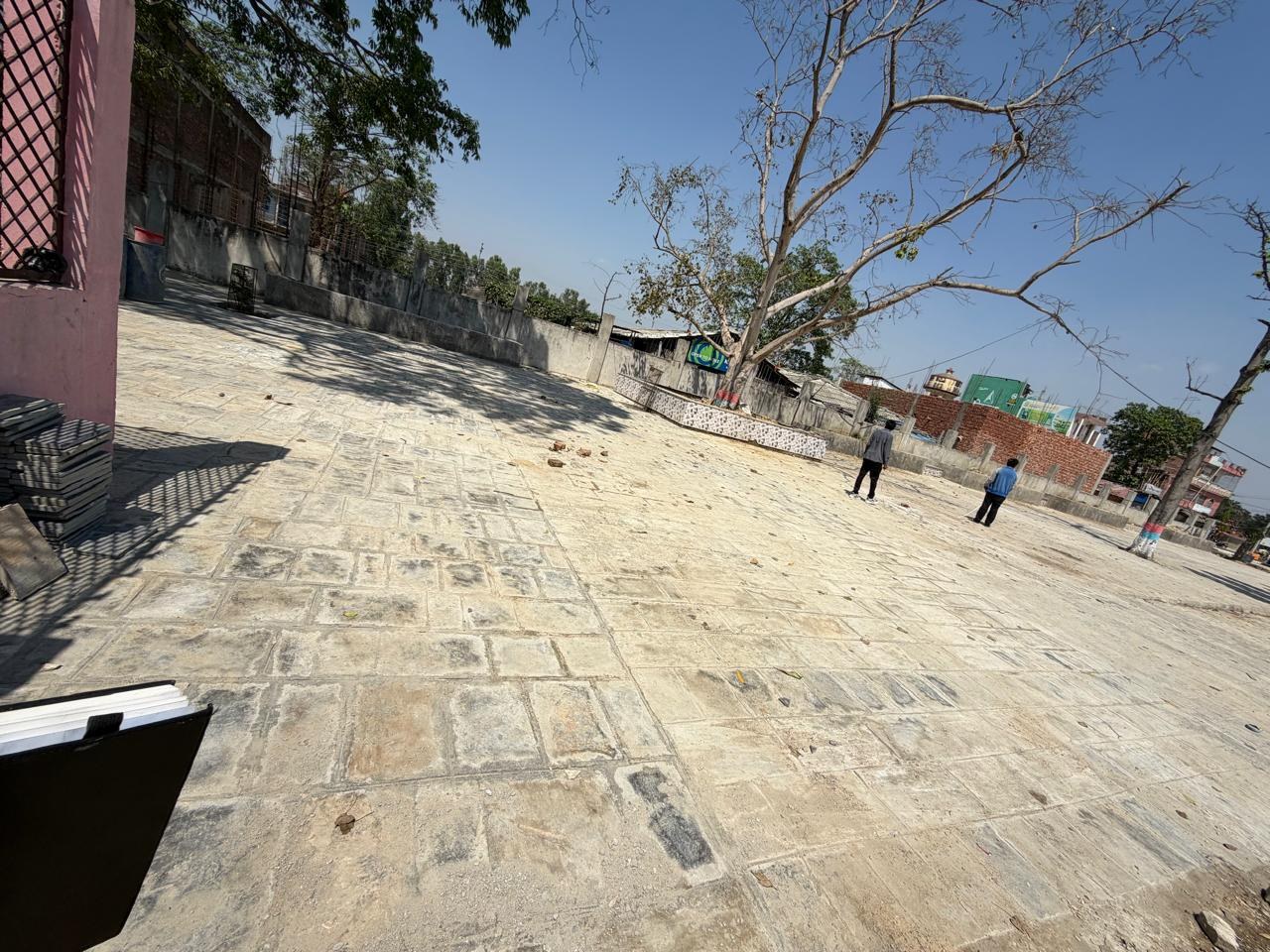 Tourism infrastructure project photo 14: Large paved public space within the tourism site